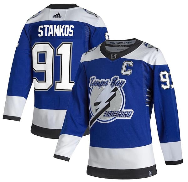 Women's Steven Stamkos Blue 2020-21 Reverse Retro Player Team Jersey