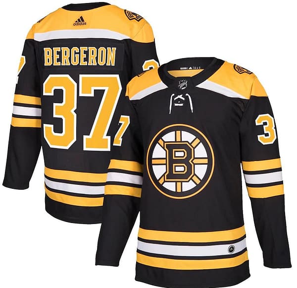 Women's Patrice Bergeron Black Player Team Jersey