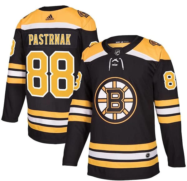 Women's David Pastrnak Black Player Team Jersey