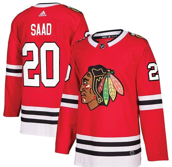 Women's Brandon Saad Red Player Team Jersey