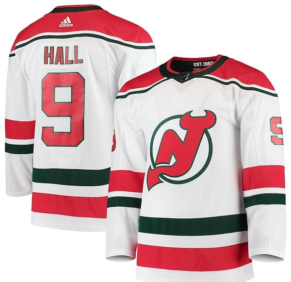 Women's Taylor Hall White Alternate Player Team Jersey