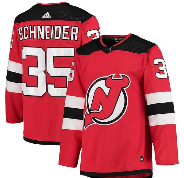 Women's Cory Schneider Red Home Player Team Jersey