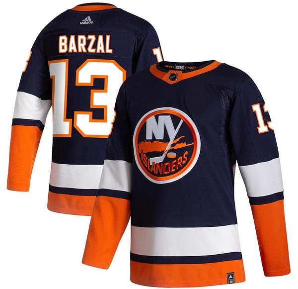 Women's Mathew Barzal Navy 2020-21 Reverse Retro Player Team Jersey