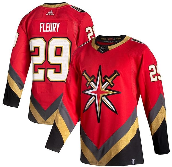 Women's Marc-Andre Fleury Red 2020-21 Reverse Retro Player Team Jersey