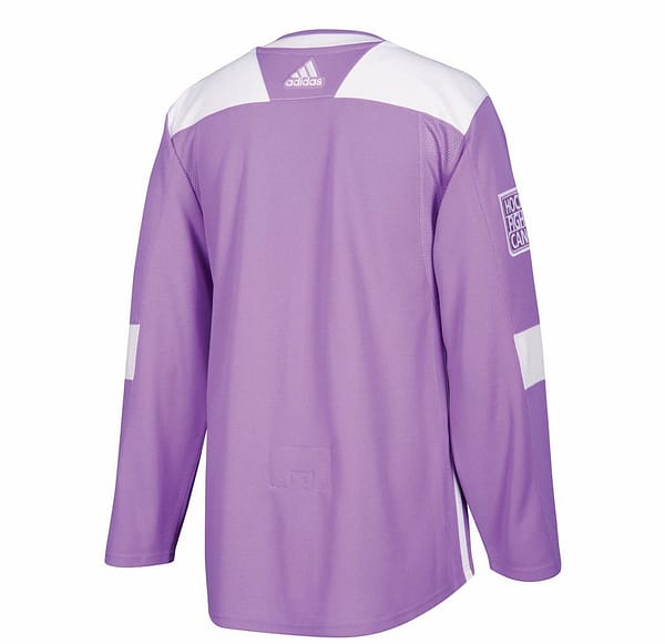 Women's Purple Hockey Fights Cancer Practice Team Jersey - Image 2