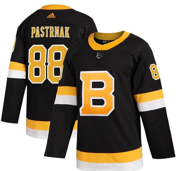 Youth David Pastrnak Black Alternate Player Team Jersey