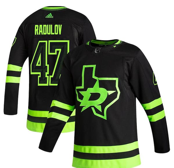 Men's Alexander Radulov Black 2020-21 Alternate Player Team Jersey