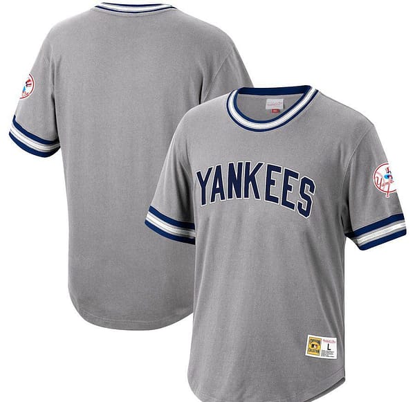 Men's Gray Cooperstown Collection Wild Pitch Throwback Jersey