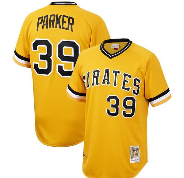 Men's Dave Parker Gold Cooperstown Collection Throwback Jersey