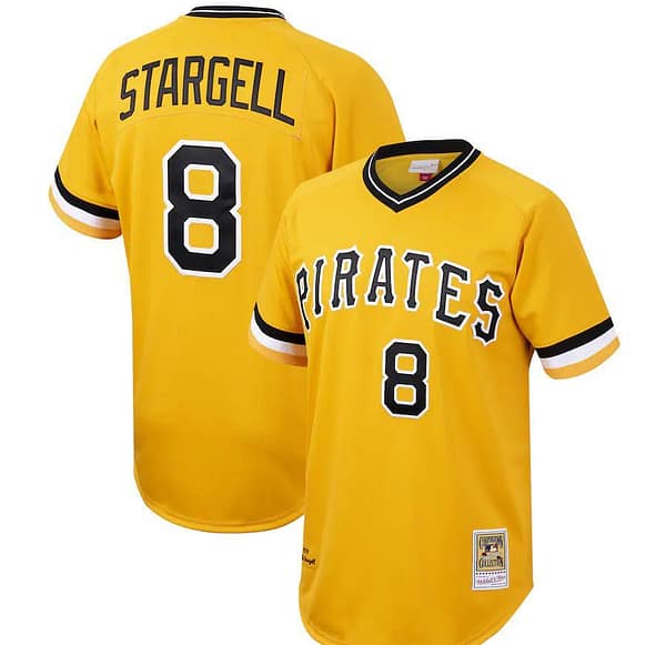 Men's Willie Stargell Cooperstown Collection Throwback Jersey - Gold