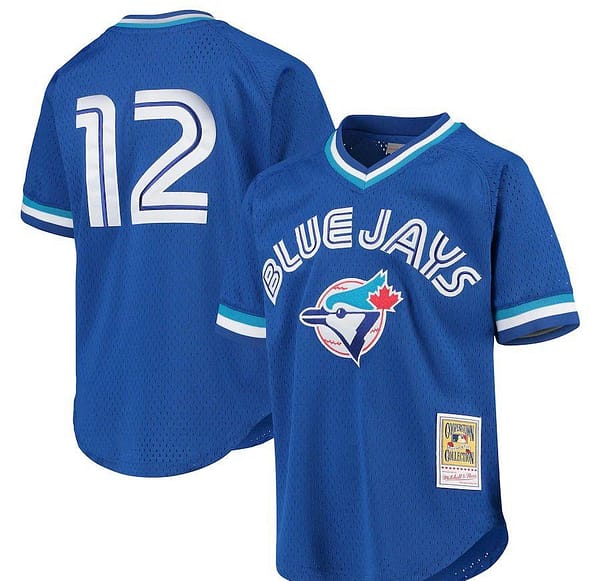 Men's Roberto Alomar Royal Cooperstown Collection Mesh Batting Practice Throwback Jersey