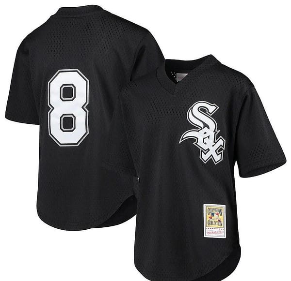 Youth Bo Jackson Black Cooperstown Collection Mesh Batting Practice Throwback Jersey