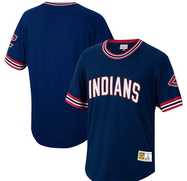 Youth Navy Cooperstown Collection Wild Pitch Throwback Jersey