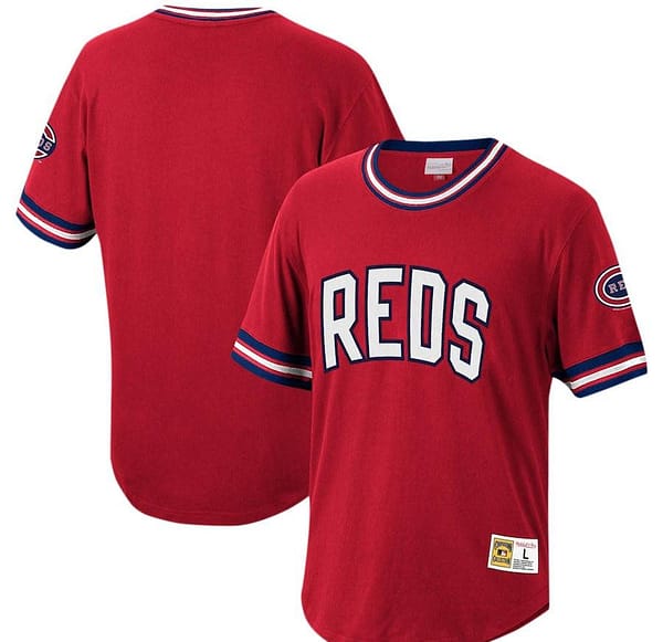 Youth Red Cooperstown Collection Wild Pitch Throwback Jersey