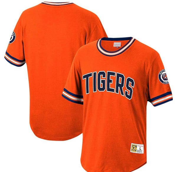 Youth Orange Cooperstown Collection Wild Pitch Throwback Jersey
