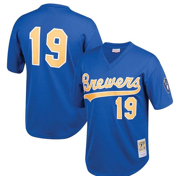 Youth Robin Yount Royal Cooperstown Collection Mesh Batting Practice Throwback Jersey
