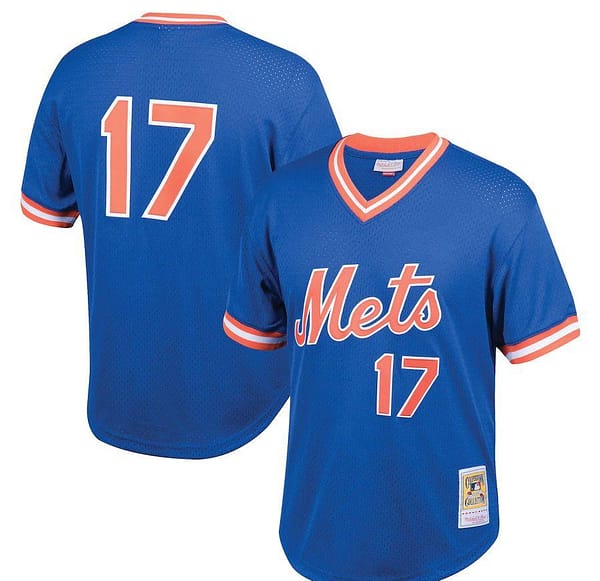 Youth Keith Hernandez Royal Cooperstown Collection Mesh Batting Practice Throwback Jersey