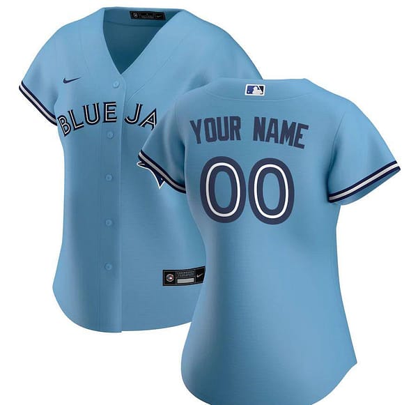 Women's Light Blue 2020 Custom Team Jersey