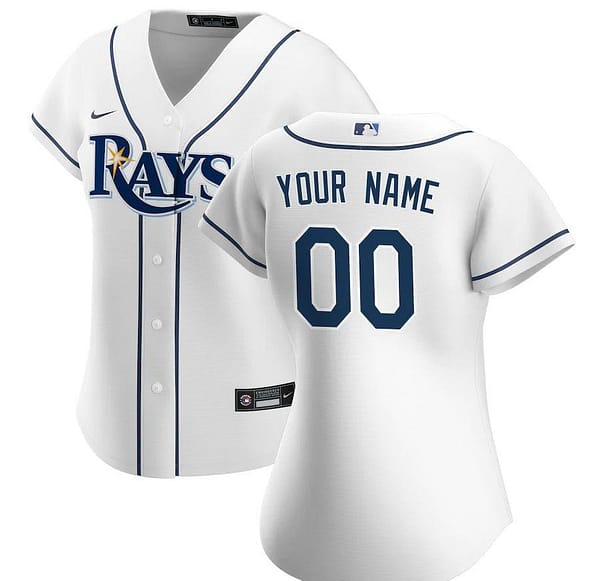 Women's White 2020 Home Custom Team Jersey