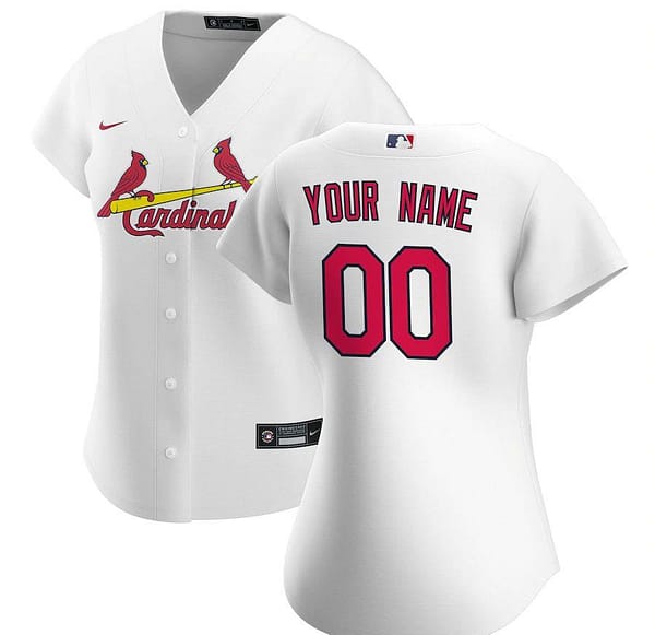 Women's White 2020 Home Custom Team Jersey