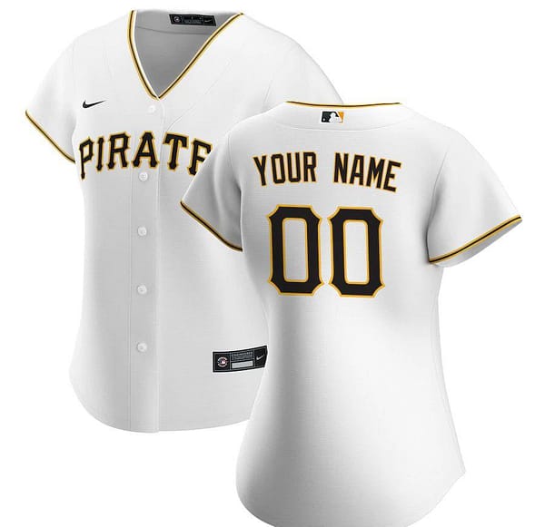 Women's White 2020 Home Custom Team Jersey