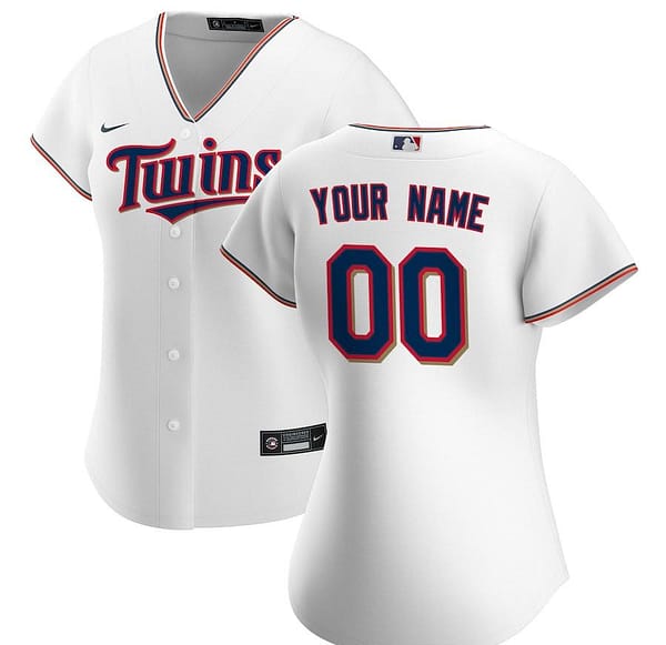 Women's White 2020 Home Custom Team Jersey