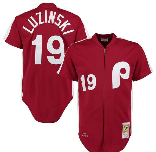 Men's 1979 Greg Luzinski Maroon Throwback Jersey