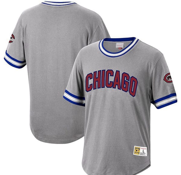 Men's Gray Cooperstown Collection Wild Pitch Throwback Jersey