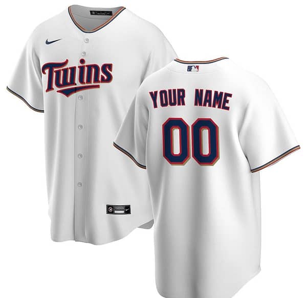 Men's White Home 2020 Custom Team Jersey