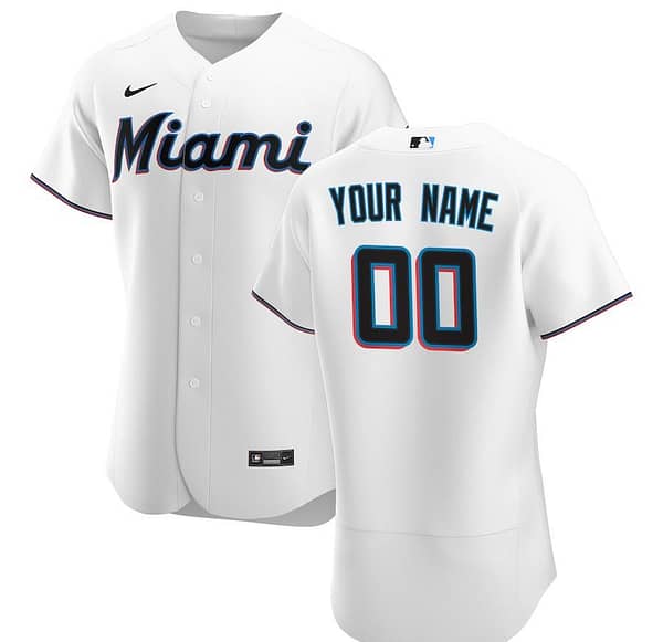 Men's White 2020 Home Authentic Custom Team Jersey