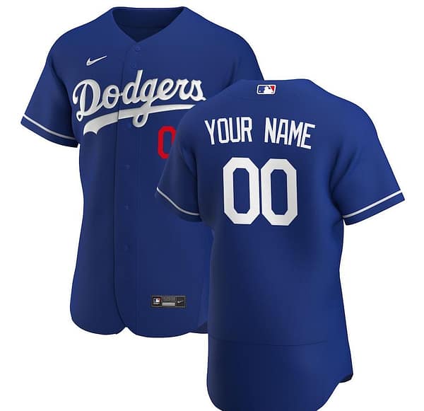 Men's Royal 2020 Alternate Authentic Custom Team Jersey