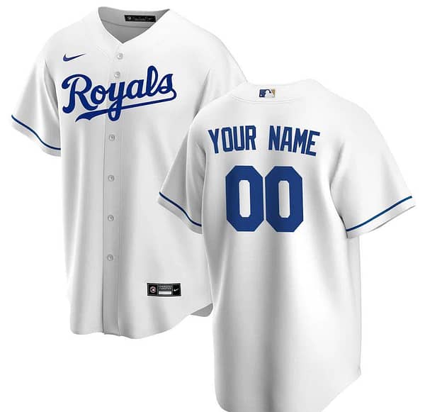 Men's White Home 2020 Custom Team Jersey