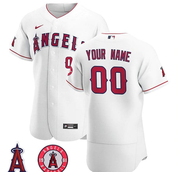 Men's White 2020 Home Authentic Custom Team Jersey