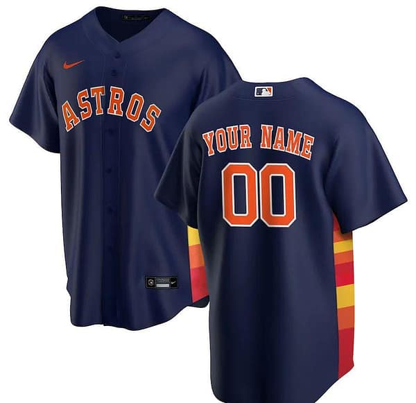Men's Navy 2020 Alternate Custom Team Jersey