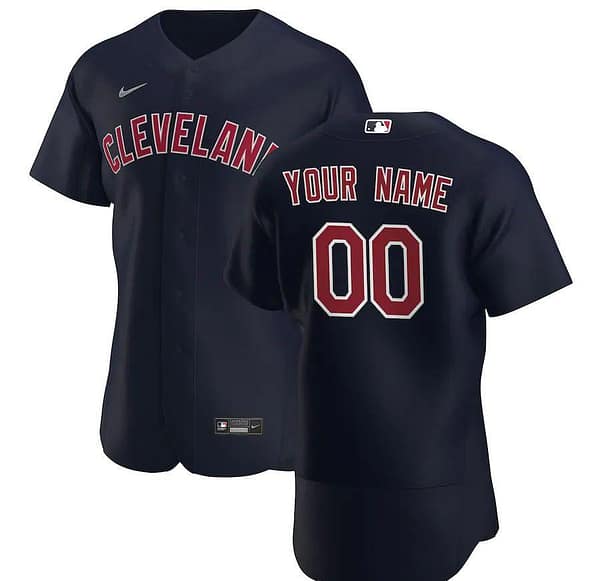Men's Navy 2020 Alternate Authentic Custom Team Jersey