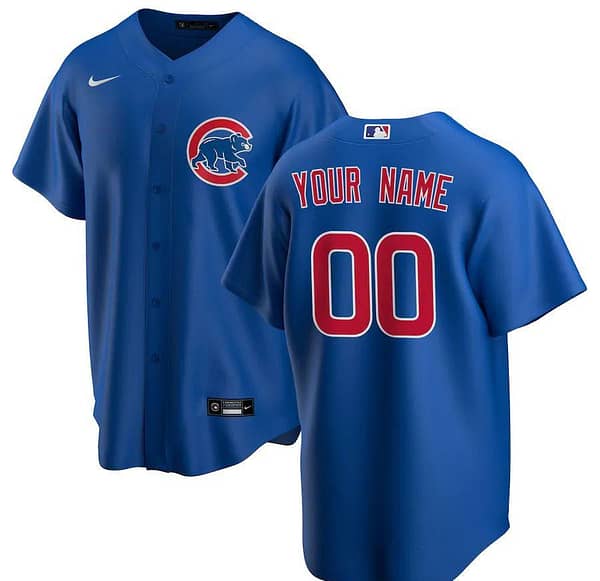 Men's Royal Alternate 2020 Custom Team Jersey
