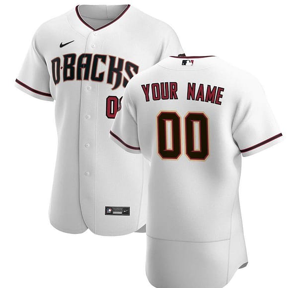 Men's White 2020 Home Authentic Custom Team Jersey
