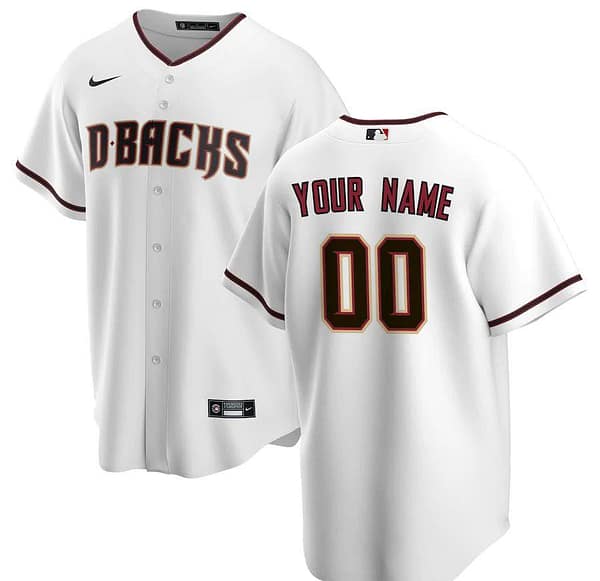 Men's White Home 2020 Custom Team Jersey