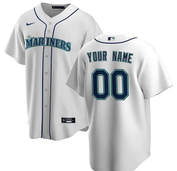 Youth White 2020 Home Custom Team Jersey