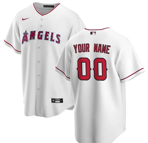 Youth White 2020 Home Custom Team Jersey