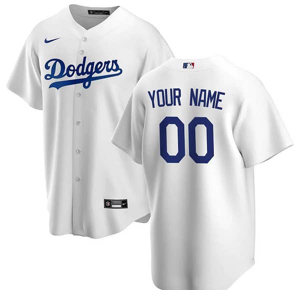 Youth White 2020 Home Custom Team Jersey