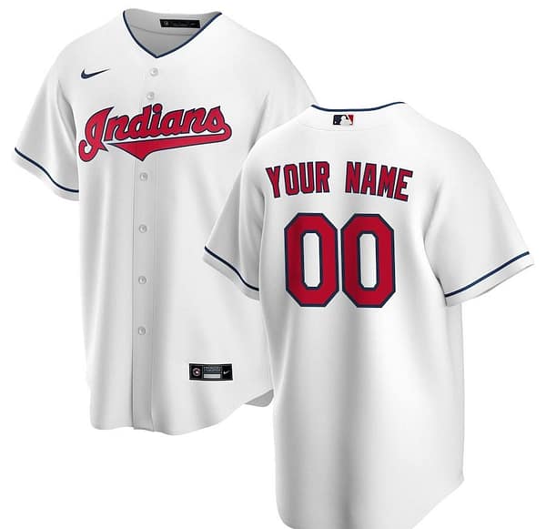 Youth White 2020 Home Custom Team Jersey