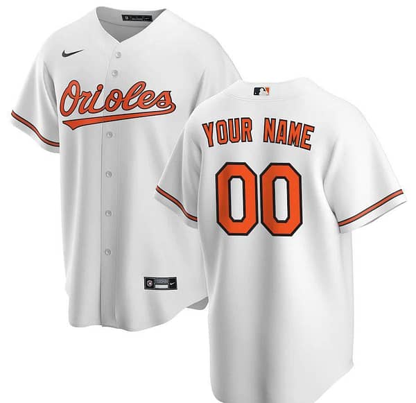 Youth White 2020 Home Custom Team Jersey
