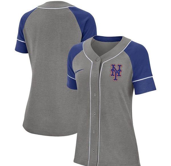 Women's Gray Classic Baseball Team Jersey