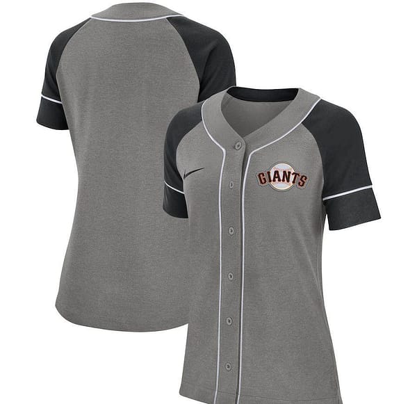 Women's Gray Classic Baseball Team Jersey