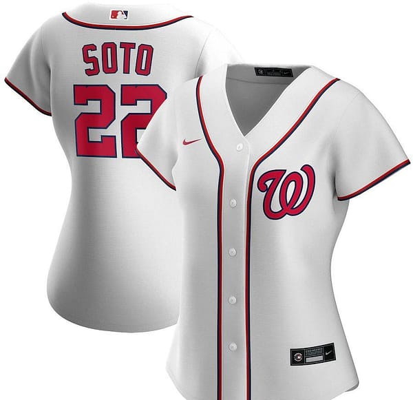 Women's Juan Soto White Home 2020 Player Team Jersey