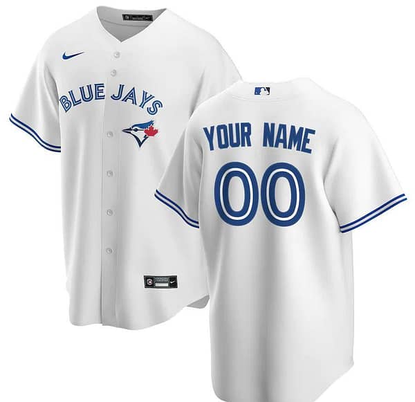 Men's White Home 2020 Custom Team Jersey