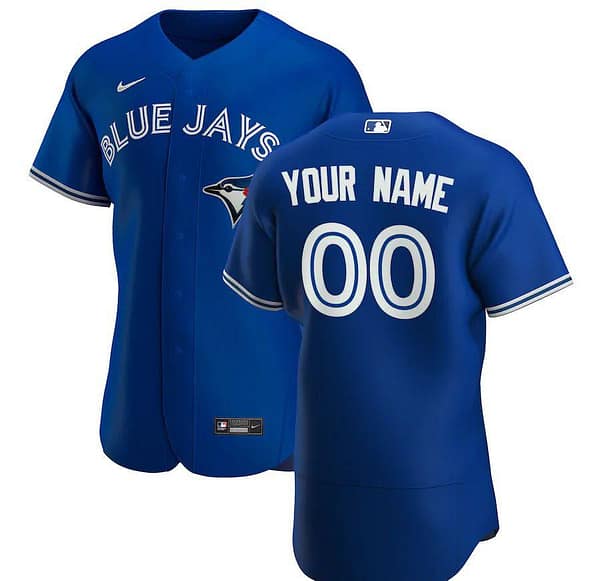 Men's Royal 2020 Alternate Authentic Custom Team Jersey