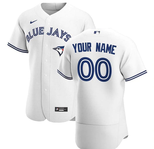 Men's White 2020 Home Authentic Custom Team Jersey