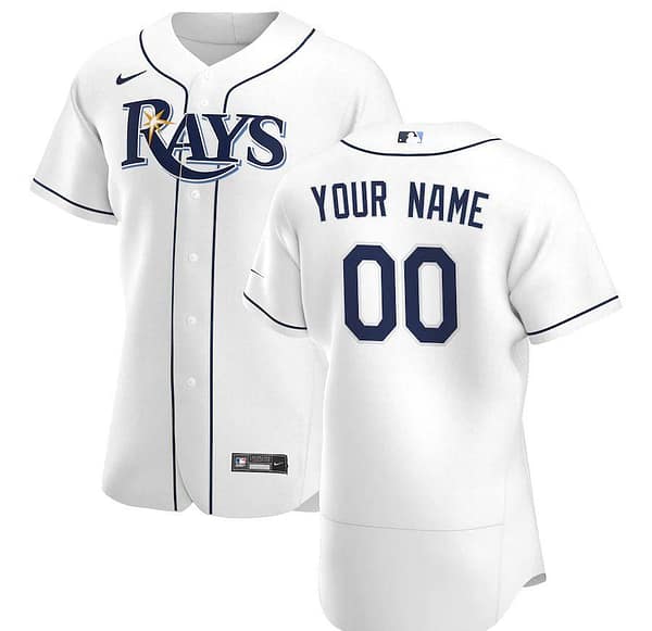 Men's White 2020 Home Authentic Custom Team Jersey